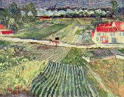 Vincent Van Gogh Landschaft bei Auvers im Regen Germany oil painting artist